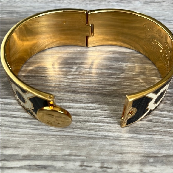 Spartina 449 Gold and Black Designer Bracelet elegant bracelet - Picture 4 of 5